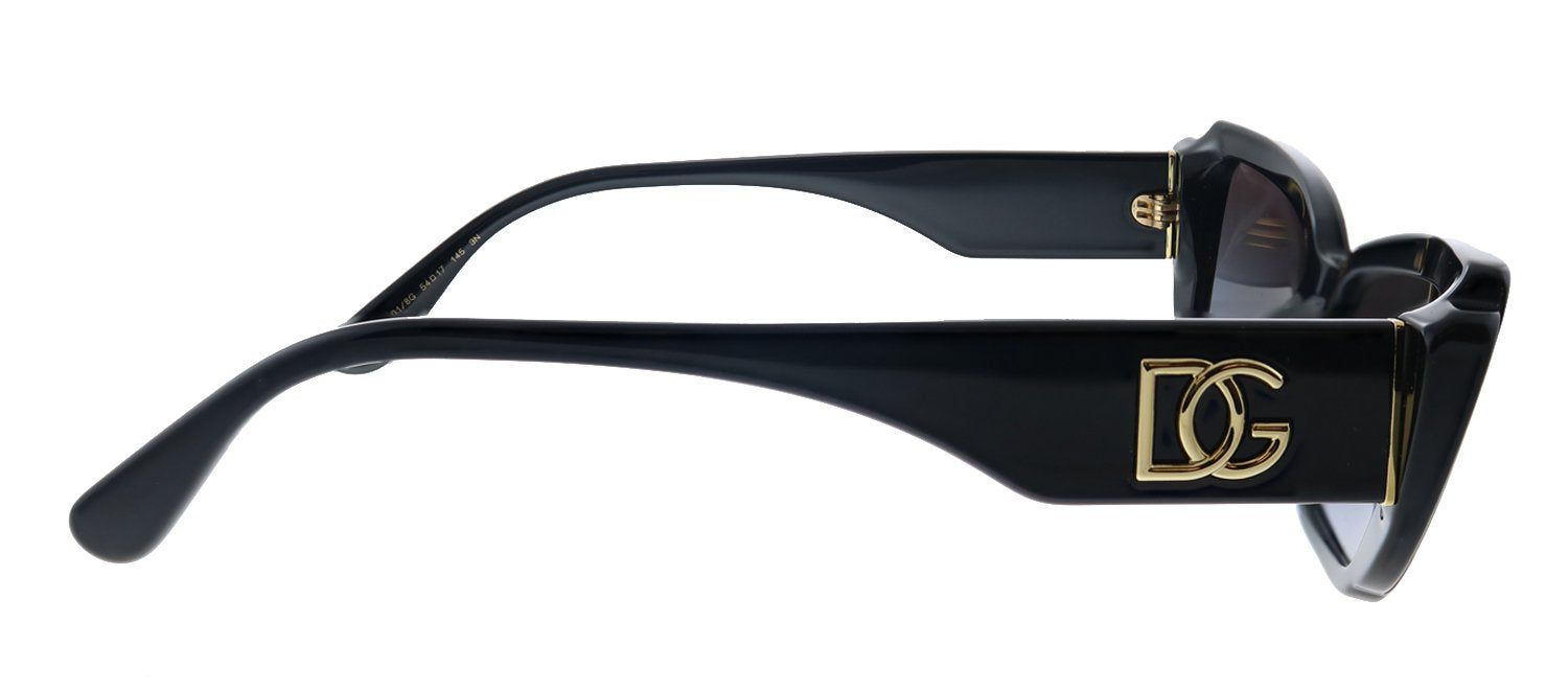 Dolce & Gabbana DG 4382 501/8G Rectangle Plastic Black Sunglasses with Grey Gradient Lens sold by Gaffos product image thumbnail 3