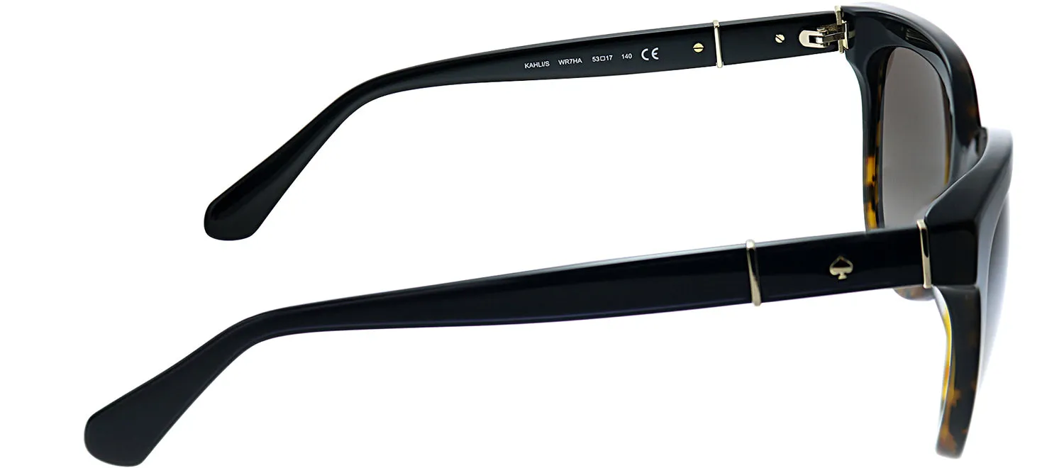 Kate Spade KS Kahli WR7 Rectangle Plastic Tortoise/ Havana Sunglasses with Brown Gradient Lens sold by Gaffos product image thumbnail 3