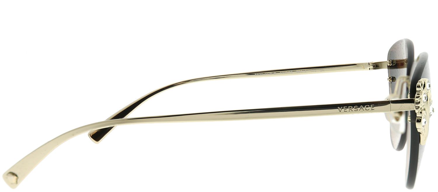 Versace VE 2196B 125213 Cat-Eye Metal Gold Sunglasses with Brown Gradient Lens sold by Gaffos product image thumbnail 3