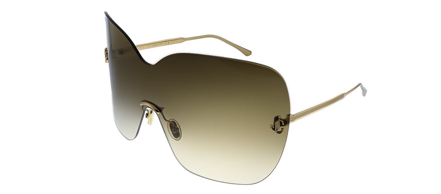 Jimmy Choo JC ZELMA/S J5G HA Shield Metal Gold Sunglasses with Brown Gradient Lens sold by Gaffos product image thumbnail 2