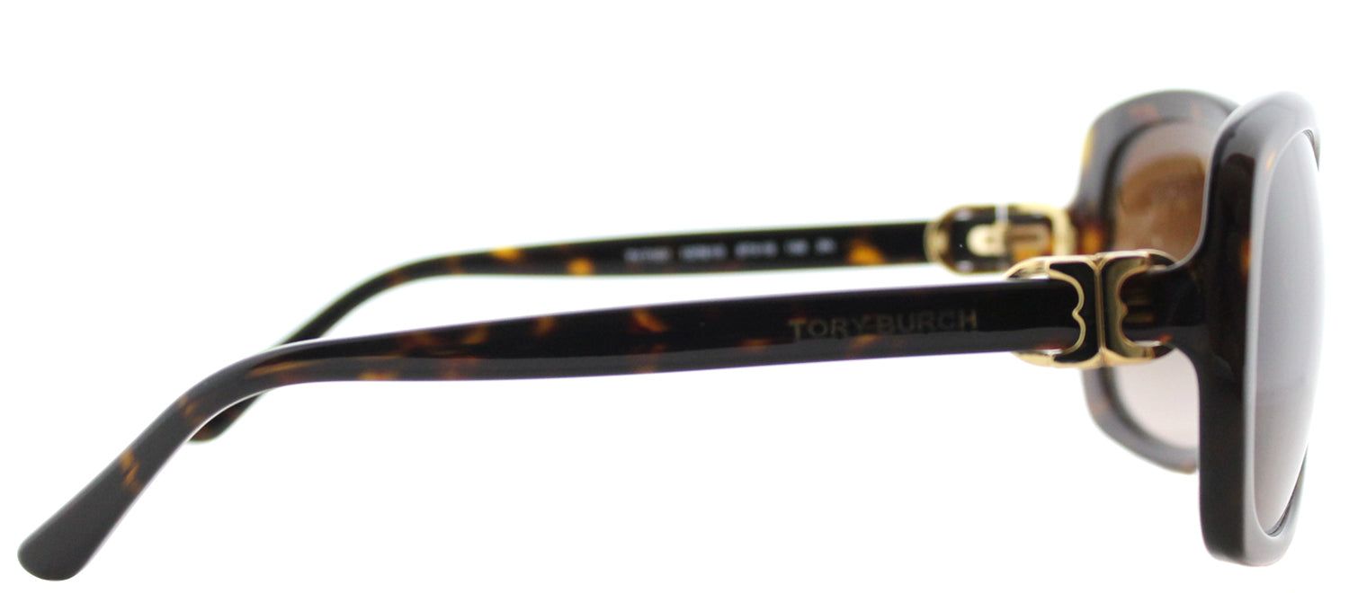 Tory Burch TY 7101 137813 Rectangle Plastic Tortoise/ Havana Sunglasses with Brown Gradient Lens sold by Gaffos product image thumbnail 3