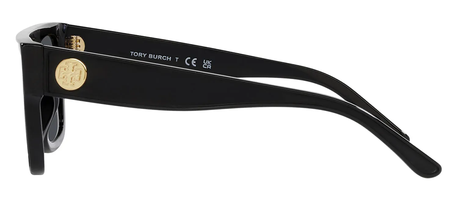 Tory Burch TY 7185U 170987 Pilot Plastic Black Sunglasses with Dark Grey Lens sold by Gaffos product image thumbnail 3