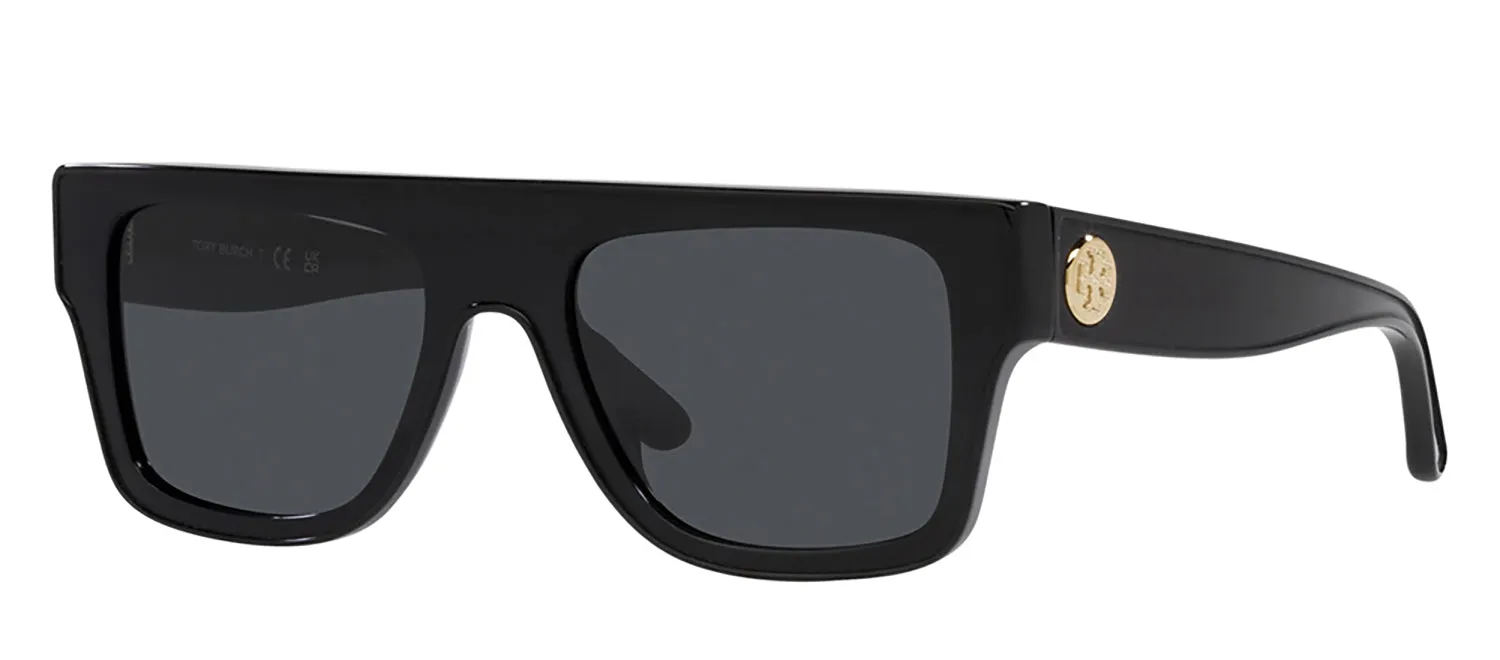 Tory Burch TY 7185U 170987 Pilot Plastic Black Sunglasses with Dark Grey Lens sold by Gaffos product image thumbnail 2