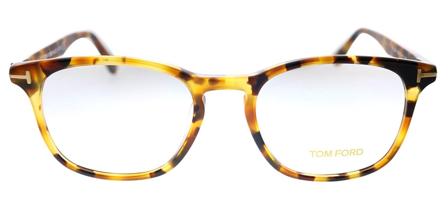 Tom Ford TF 5505F 055 Square Plastic Tortoise Eyeglasses with Demo Lens sold by Gaffos
