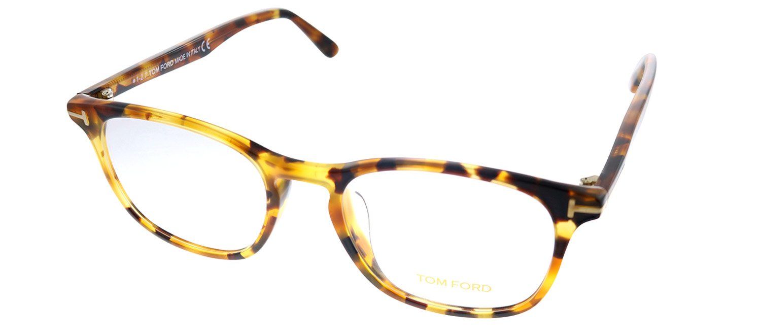 Tom Ford TF 5505F 055 Square Plastic Tortoise Eyeglasses with Demo Lens sold by Gaffos product image thumbnail 2