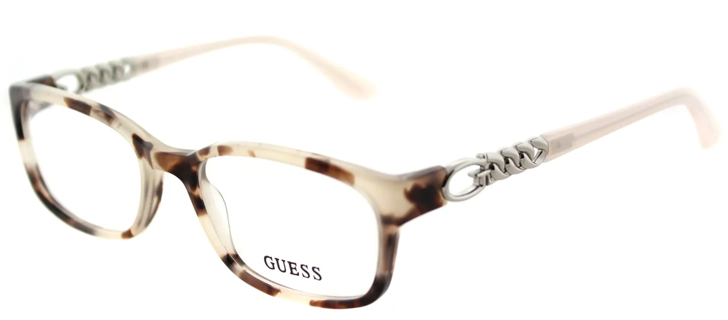 Guess GU 2558 055 Rectangle Plastic Pink Eyeglasses with Demo Lens sold by Gaffos product image thumbnail 2