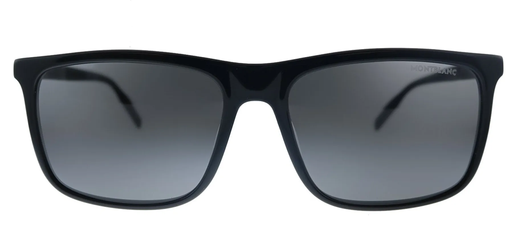 MontBlanc MB 0116S 001 Rectangle Acetate Black Sunglasses with Grey Lens sold by Gaffos