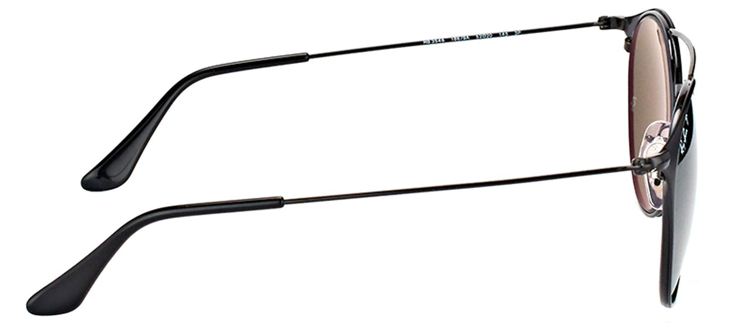 Ray-Ban RB 3546 186/9A Round Metal Black Sunglasses with Green Polarized Lens sold by Gaffos product image thumbnail 3