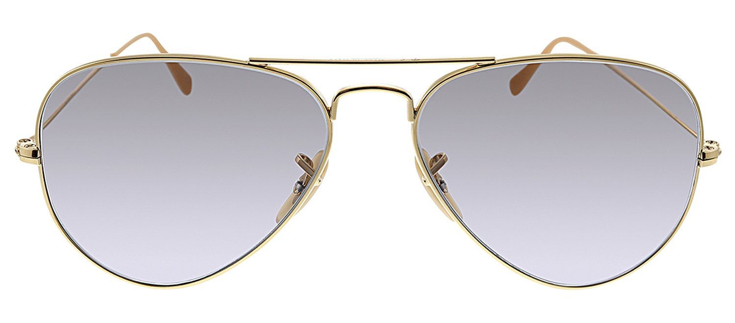 Ray-Ban RB 3025 9064V8 Aviator Metal Gold Sunglasses with Grey Lens sold by Gaffos