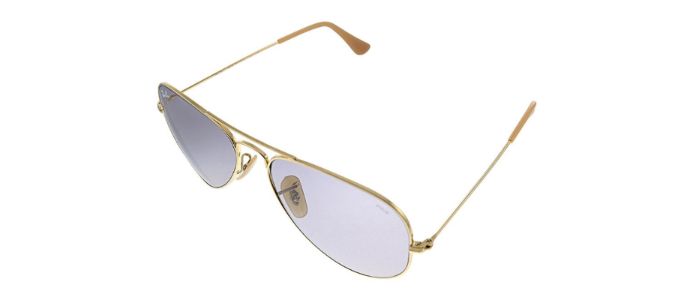 Ray-Ban RB 3025 9064V8 Aviator Metal Gold Sunglasses with Grey Lens sold by Gaffos