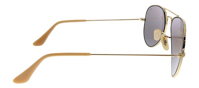 Ray-Ban RB 3025 9064V8 Aviator Metal Gold Sunglasses with Grey Lens sold by Gaffos