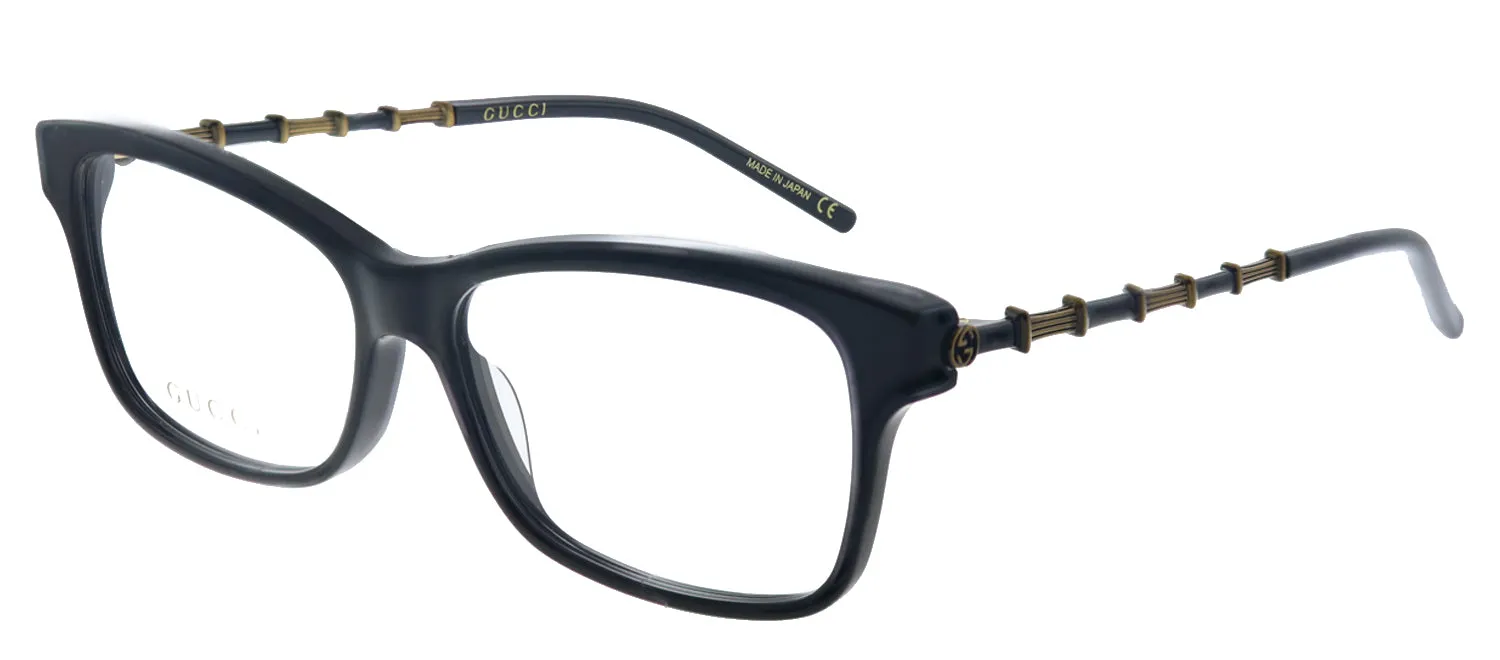 Gucci GG 0657O 001 Rectangle Acetate Black Eyeglasses with Demo Lens sold by Gaffos product image thumbnail 2