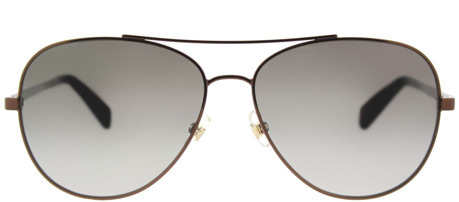 Kate Spade KS Avaline2 WR9 Aviator Metal Brown Sunglasses with Brown Gradient Lens sold by Gaffos
