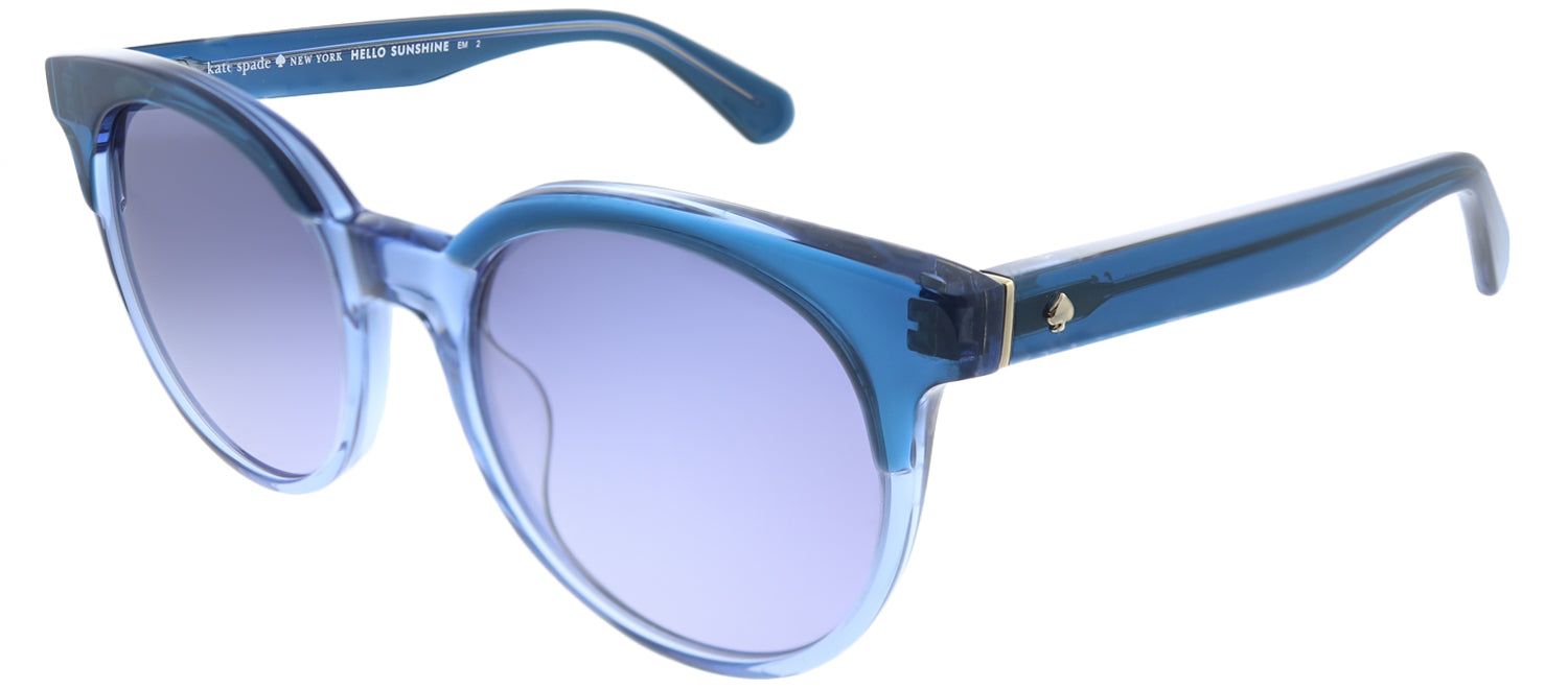 Kate Spade KS Abianne/S OXZ Square Plastic Blue Sunglasses with Grey Gradient Lens sold by Gaffos product image thumbnail 2