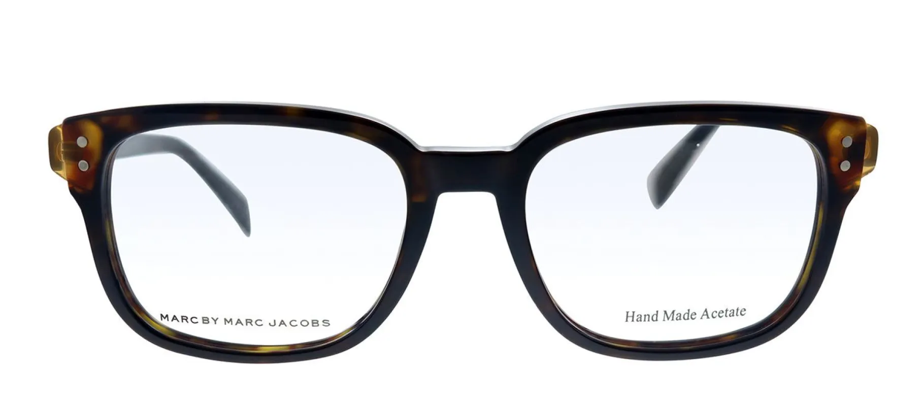 Marc by Marc Jacobs MMJ 633 A7S Rectangle Plastic Havana Eyeglasses with Logo Stamped Demo Lenses sold by Gaffos