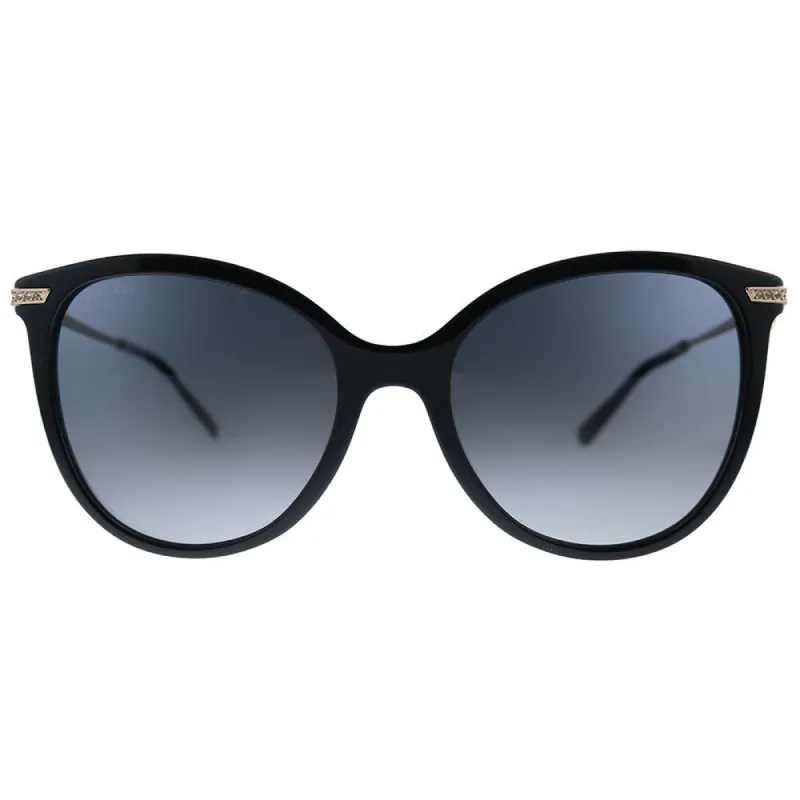 Bvlgari BV 8201B 501/T3 Cat-Eye Plastic Black Sunglasses with Grey Gradient Polarized Lens sold by Gaffos
