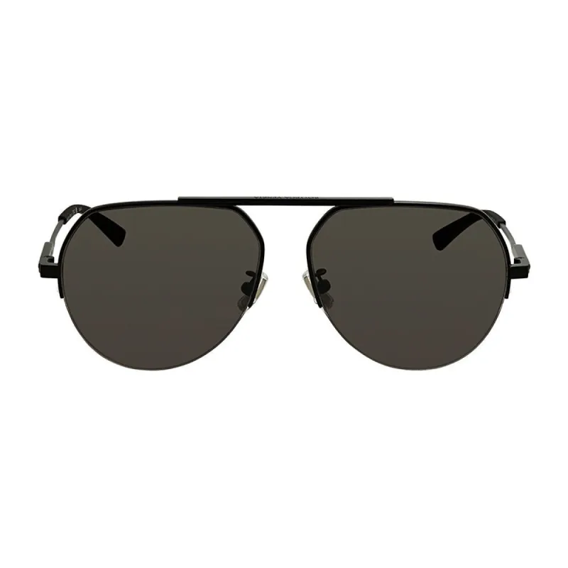 Bottega Veneta BV 1150S 002 Aviator Metal Black Sunglasses with Grey Lens sold by Gaffos
