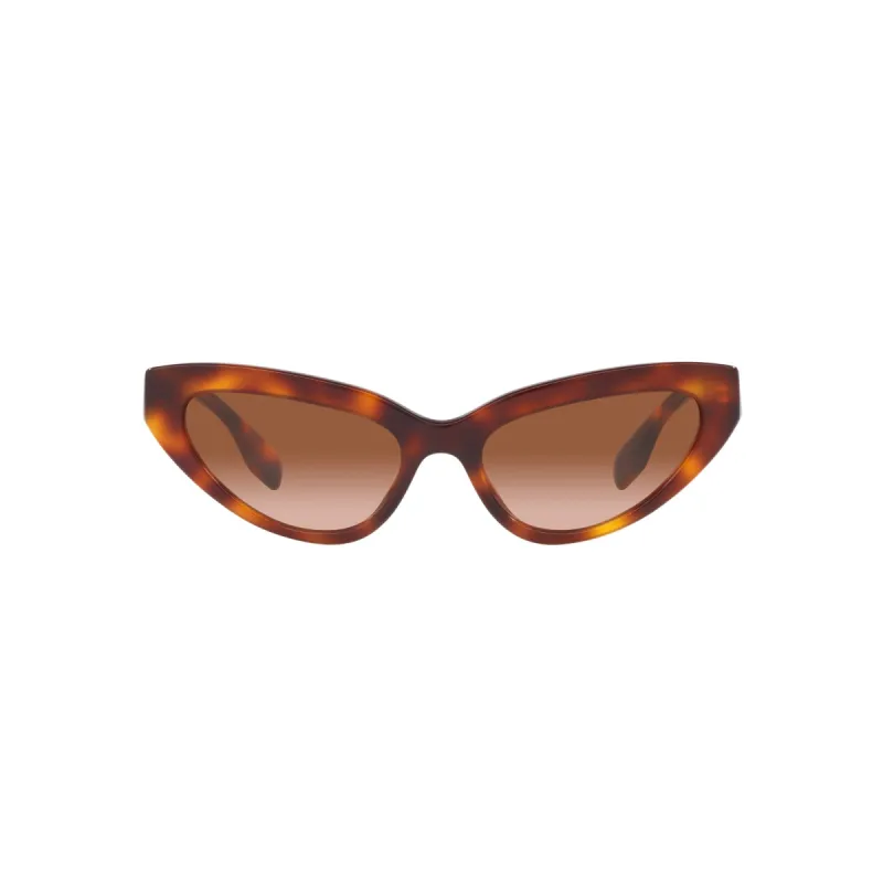 Burberry BE 4373U 331613 Cat Eye Plastic Pattern Sunglasses with Brown Gradient Lens sold by Gaffos