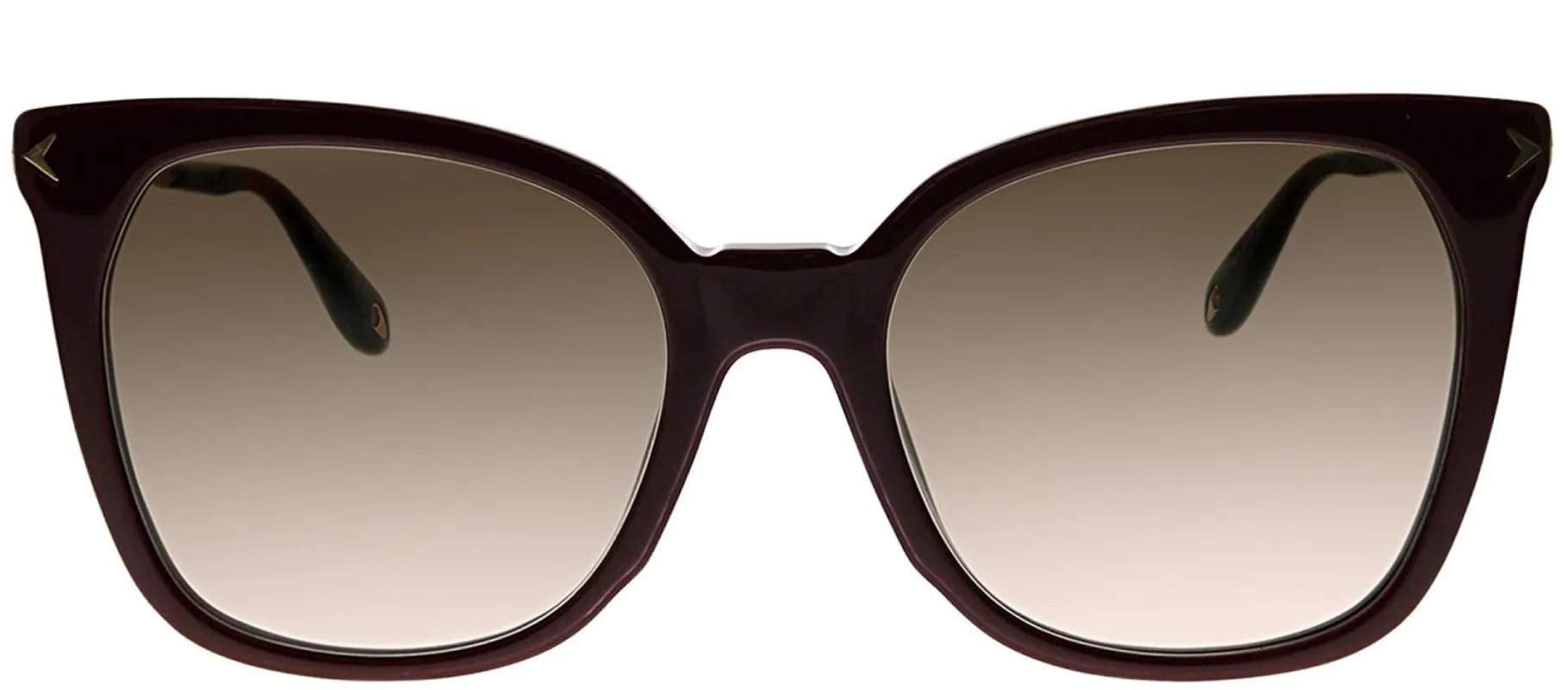 Givenchy GV 7097 C9A Square Plastic Burgundy/ Red Sunglasses with Brown Gradient Lens sold by Gaffos