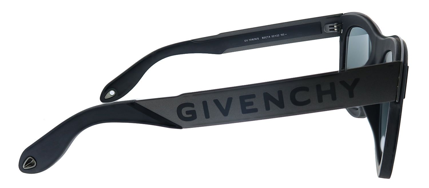Givenchy GV 7016/N/S BSC T4 Square Plastic Black Sunglasses with Silver Mirrored Lens sold by Gaffos product image thumbnail 3