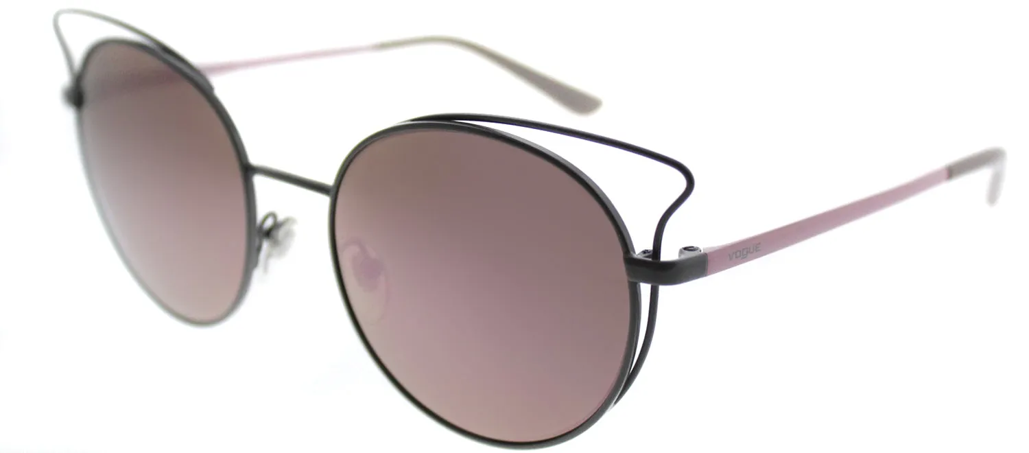 Vogue VO 4048S 50525R Cat-Eye Metal Grey Sunglasses with Pink Mirror Lens sold by Gaffos product image thumbnail 2