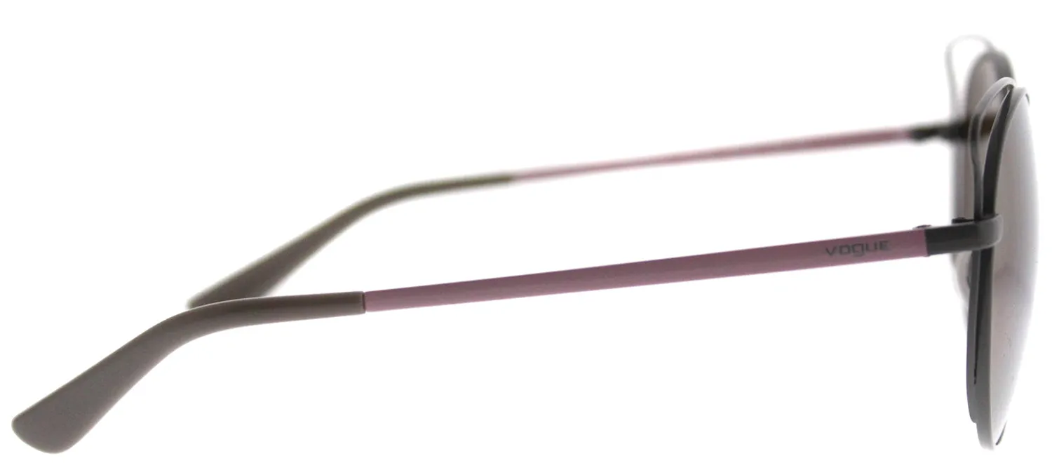 Vogue VO 4048S 50525R Cat-Eye Metal Grey Sunglasses with Pink Mirror Lens sold by Gaffos product image thumbnail 3