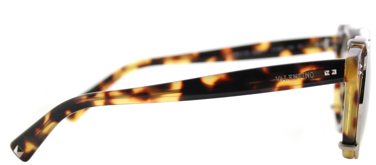 Valentino VA 4009CB 503671 Round Plastic Tortoise/ Havana Sunglasses with Smoke Green Lens sold by Gaffos product image thumbnail 3