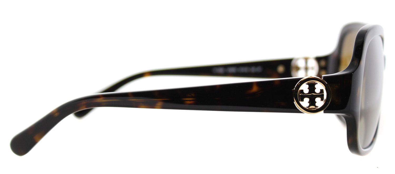 Tory Burch TY 7059 1378T5 Square Plastic Tortoise/ Havana Sunglasses with Brown Gradient Lens sold by Gaffos product image thumbnail 3