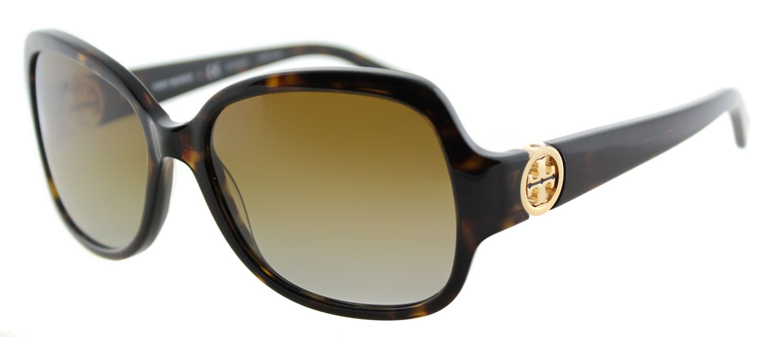 Tory Burch TY 7059 1378T5 Square Plastic Tortoise/ Havana Sunglasses with Brown Gradient Lens sold by Gaffos product image thumbnail 2