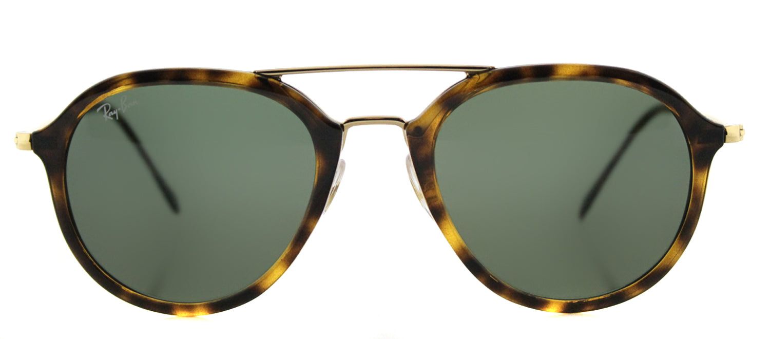 Ray-Ban RB 4253 710 Square Plastic Tortoise/ Havana Sunglasses with Green Lens sold by Gaffos