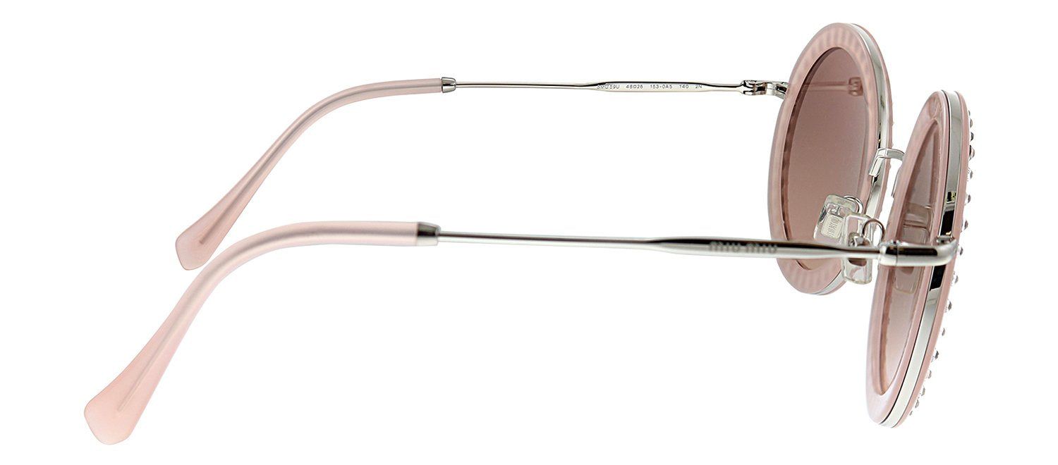 Miu Miu MU 59US 1530A5 Round Metal Pink Sunglasses with Pink Gradient Lens sold by Gaffos product image thumbnail 3