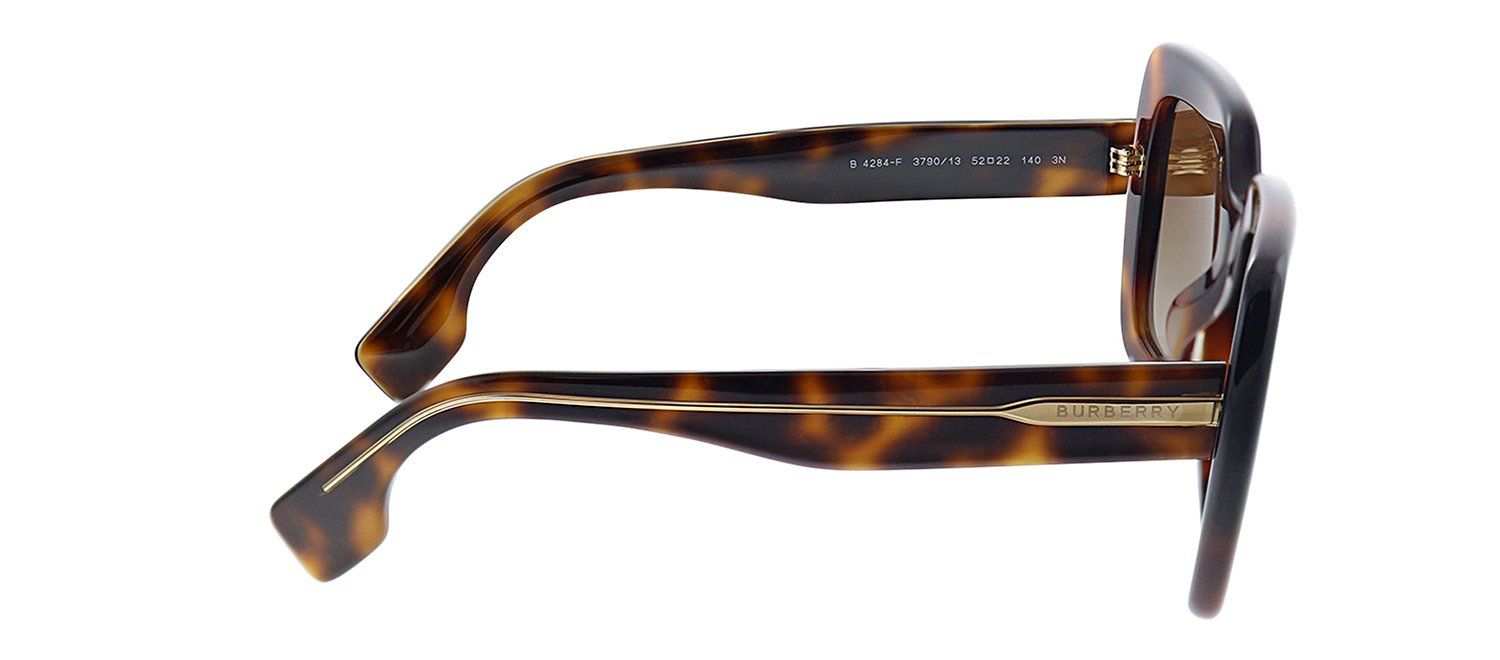 Burberry BE 4284F 379013 Square Plastic Havana Sunglasses with Brown Gradient Lens sold by Gaffos product image thumbnail 3