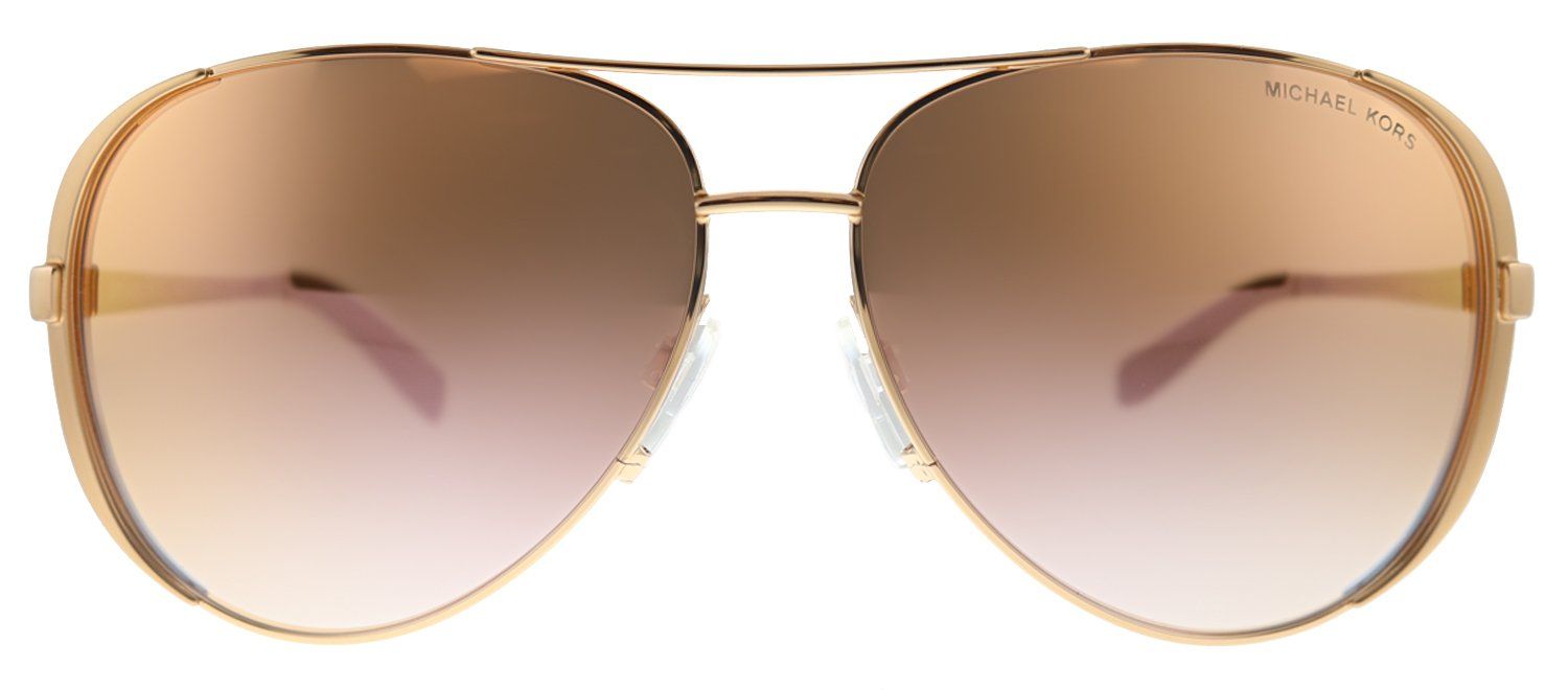 Michael Kors Chelsea MK 5004 11086F Aviator Metal Pink Sunglasses with Pink Gradient Lens sold by Gaffos