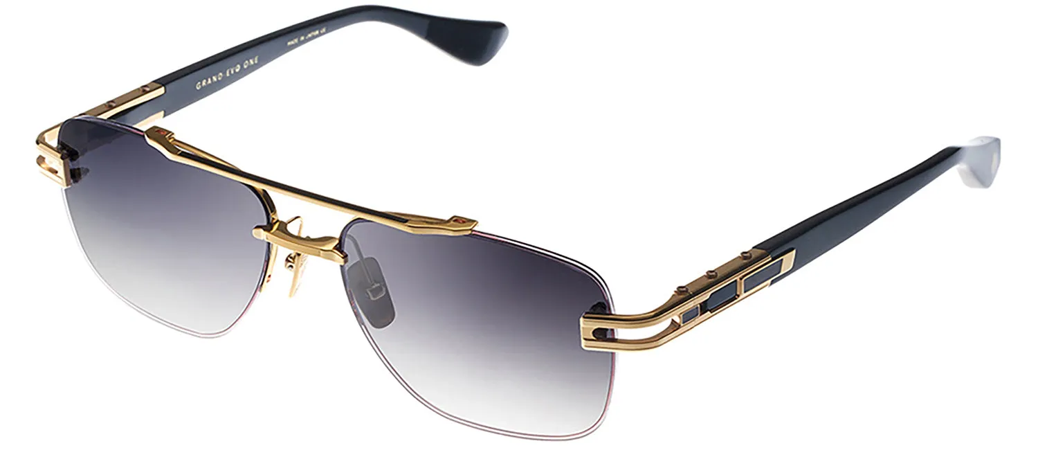 Dita GRAND-EVO ONE DT DTS138 A-01-Z Yellow Gold/Black Metal Rimless Sunglasses Grey Gradient Lens sold by Gaffos product image thumbnail 2