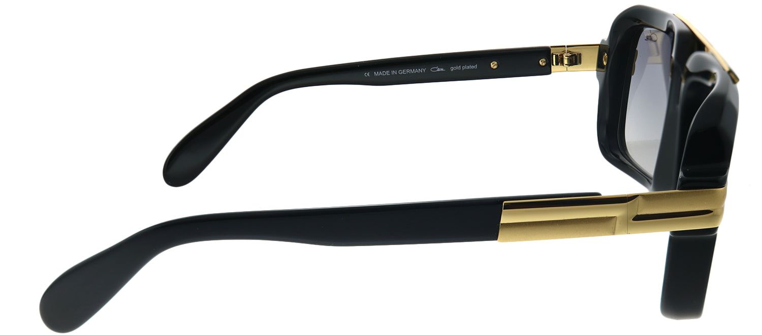 Cazal Cazal 664 001SG Aviator Plastic Black Sunglasses with Grey Gradient Lens sold by Gaffos product image thumbnail 3