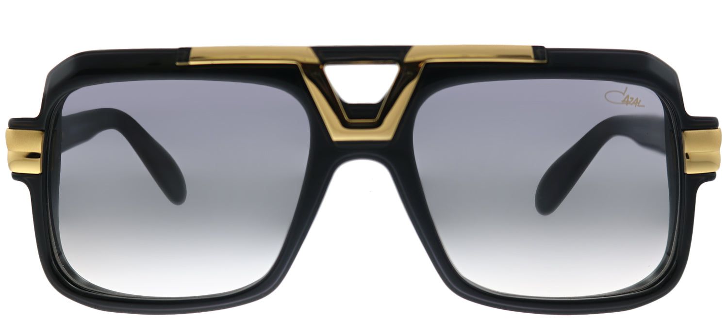 Cazal Cazal 664 001SG Aviator Plastic Black Sunglasses with Grey Gradient Lens sold by Gaffos