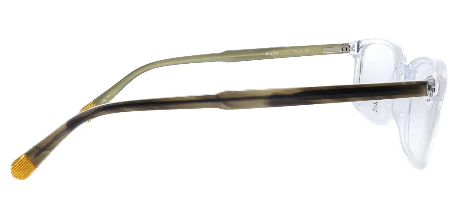 Original Penguin PE Layne CR Rectangle Plastic Crystal Eyeglasses with Demo Lens sold by Gaffos product image thumbnail 3