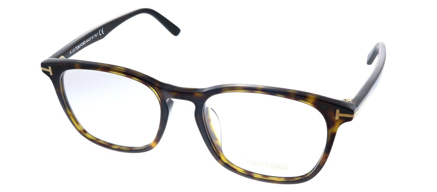 Tom Ford TF 5505D 052 Square Plastic Havana Eyeglasses with Demo Lens sold by Gaffos product image thumbnail 2
