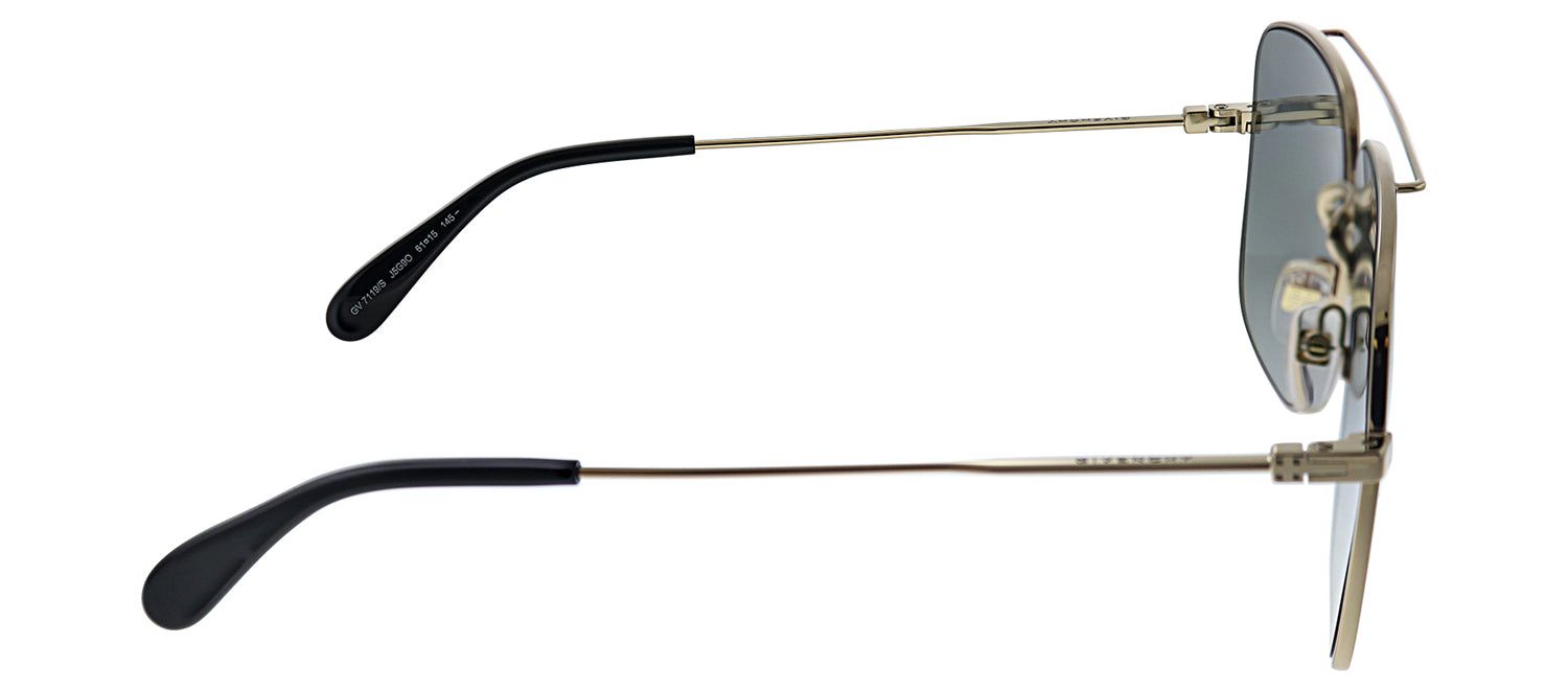 Givenchy GV 7119 J5G 9O Square Metal Gold Sunglasses with Grey Gradient Lens sold by Gaffos product image thumbnail 3