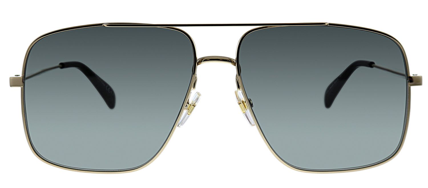 Givenchy GV 7119 J5G 9O Square Metal Gold Sunglasses with Grey Gradient Lens sold by Gaffos