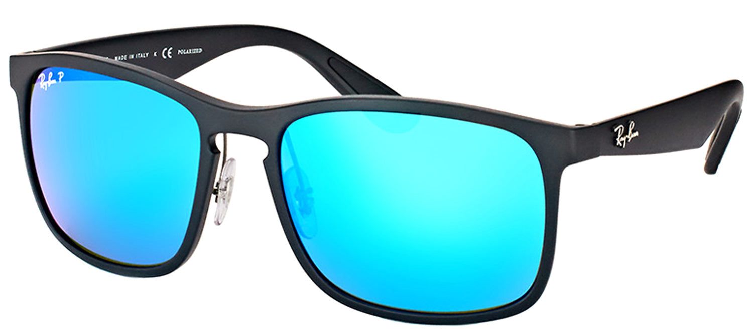 Ray-Ban RB 4264 601SA1 Square Plastic Black Sunglasses with Blue Flash Polarized Chromance Lens sold by Gaffos product image thumbnail 2