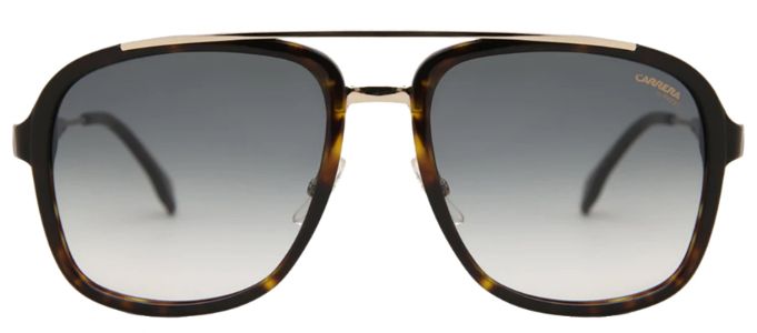 Carrera CA Carrera133 2IK 9K Aviator Plastic Havana Sunglasses with Grey Green Gradient Lens sold by Gaffos