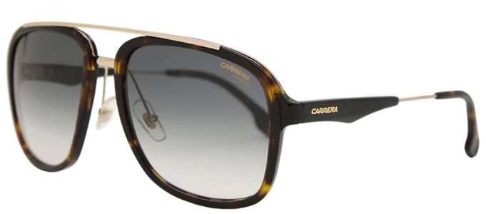 Carrera CA Carrera133 2IK 9K Aviator Plastic Havana Sunglasses with Grey Green Gradient Lens sold by Gaffos