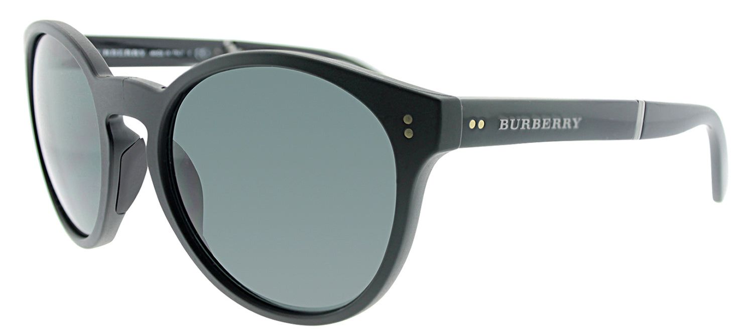 Burberry BE 4221 35945V 55 Round Plastic Black Sunglasses with Grey Polarized Lens sold by Gaffos product image thumbnail 2