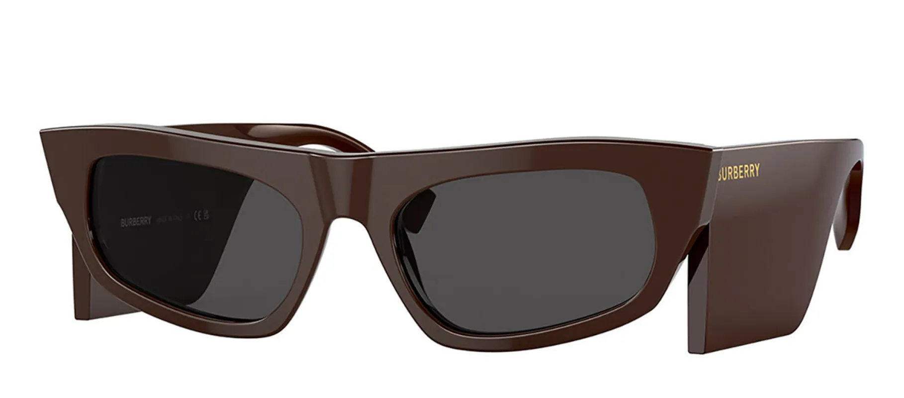 Burberry PALMER BE 4385 403787 Fashion Plastic Brown Sunglasses with Grey Lens sold by Gaffos