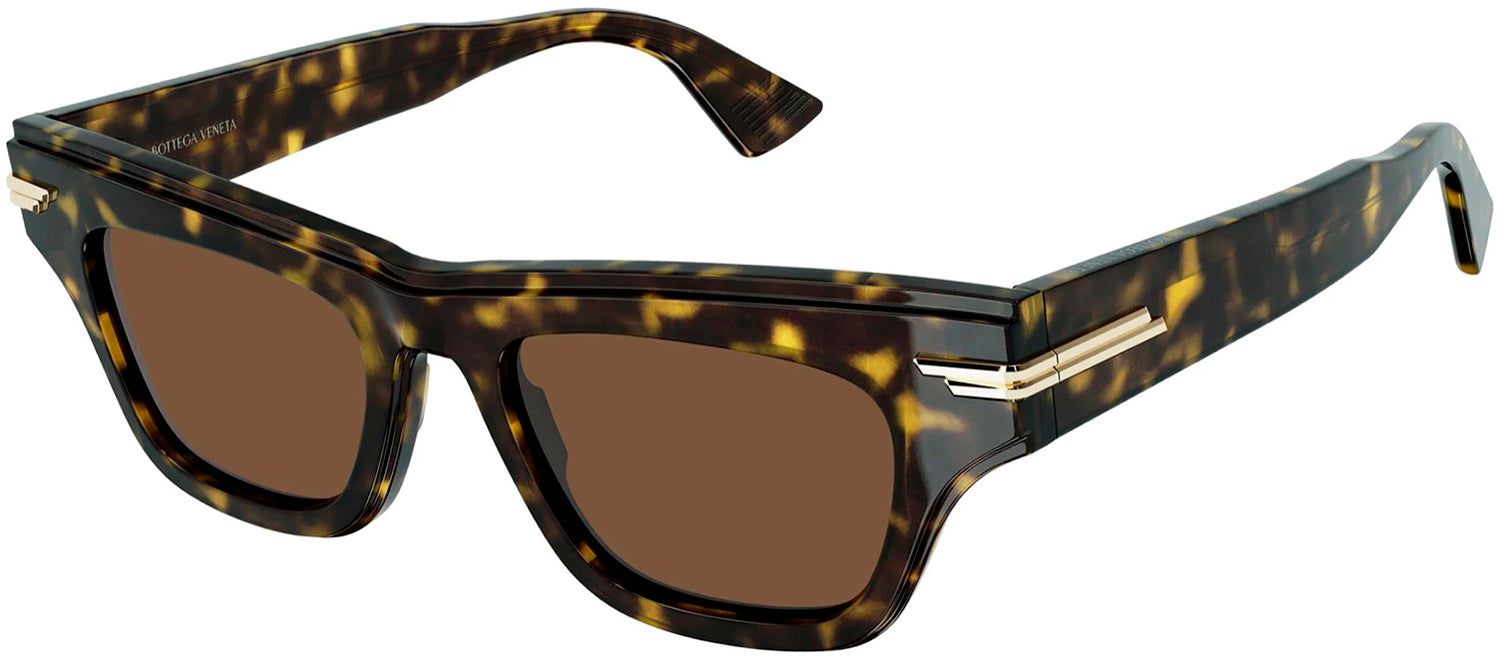 Bottega Veneta BV 1122S 002 Cat-Eye Plastic Havana Sunglasses with Brown Lens sold by Gaffos