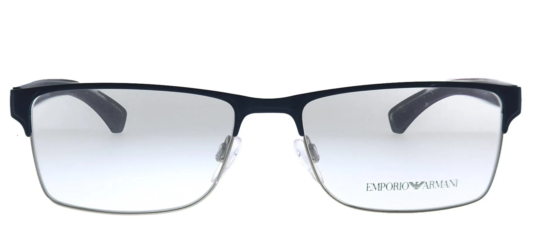 Emporio Armani EA 1052 3155 Rectangle Metal Blue Eyeglasses with Demo Lens sold by Gaffos
