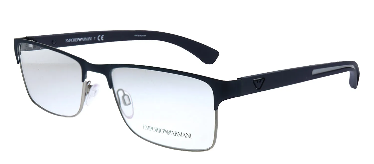 Emporio Armani EA 1052 3155 Rectangle Metal Blue Eyeglasses with Demo Lens sold by Gaffos product image thumbnail 2