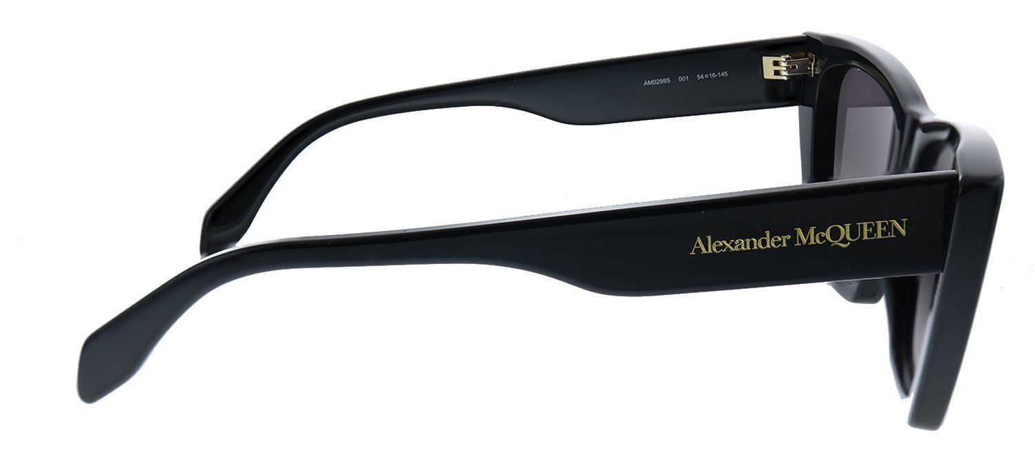 Alexander McQueen AM 299S 001 Cat-Eye Acetate Black Sunglasses with Grey Gradient Lens sold by Gaffos product image thumbnail 3