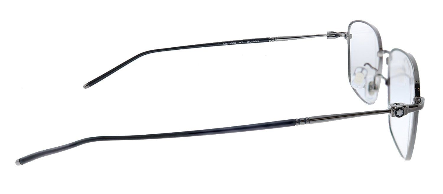 Montblanc MB 0140OK 006 Rectangle Metal Ruthenium Eyeglasses with Demo Lens sold by Gaffos product image thumbnail 3